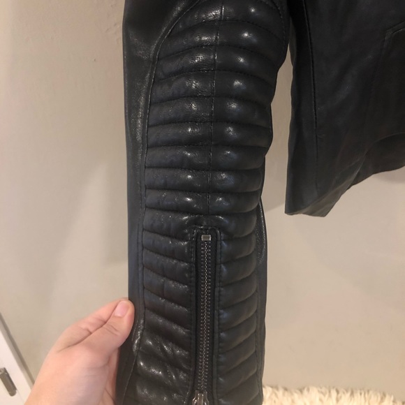 Leather Moto Jacket - Picture 4 of 6